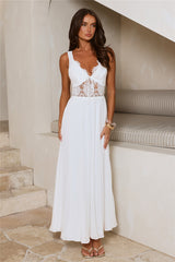 The Social Girl Maxi Dress White