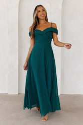 Luxurious Aurora Maxi Dress Teal
