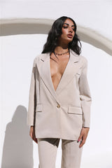 Style Staple Blazer Beige