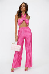 Set Heart Crop Pink