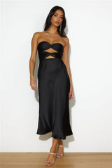 Your Warmth Midi Dress Black