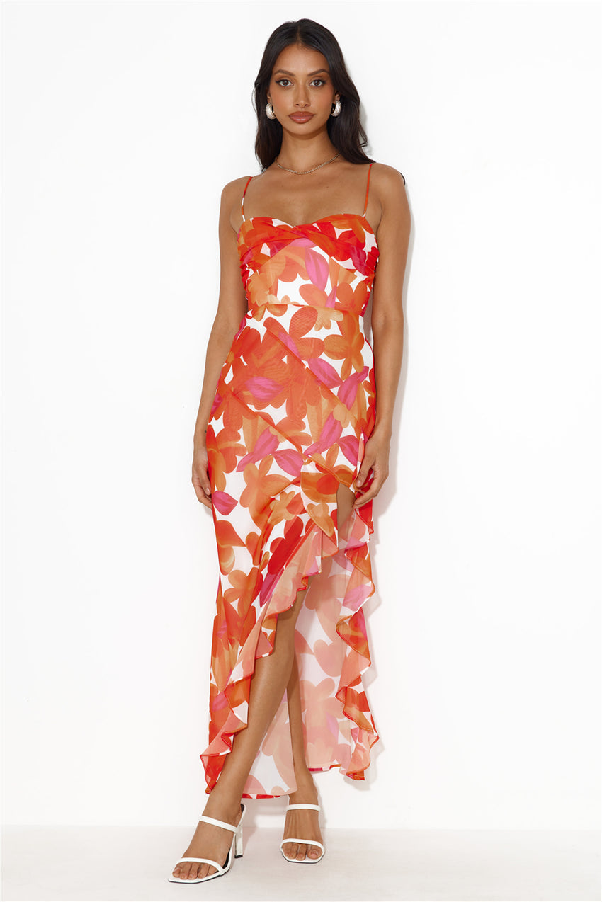 Hawaii Dream Maxi Dress Red