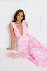 Splendor In The Night Maxi Dress Pink