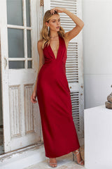 Arrived In Luxe Maxi Dress Red