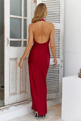 Arrived In Luxe Maxi Dress Red