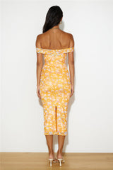Girl With Style Midi Dress Orange