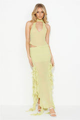 LIONESS Rendezvous Skirt Lime