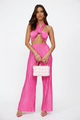 Set Heart Crop Pink