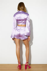 Topped The Charts Romper Lilac