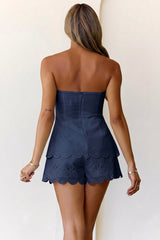 Melody Moments Strapless Set Navy